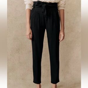 Sezane Austin Trousers Noir Uni - Size 40